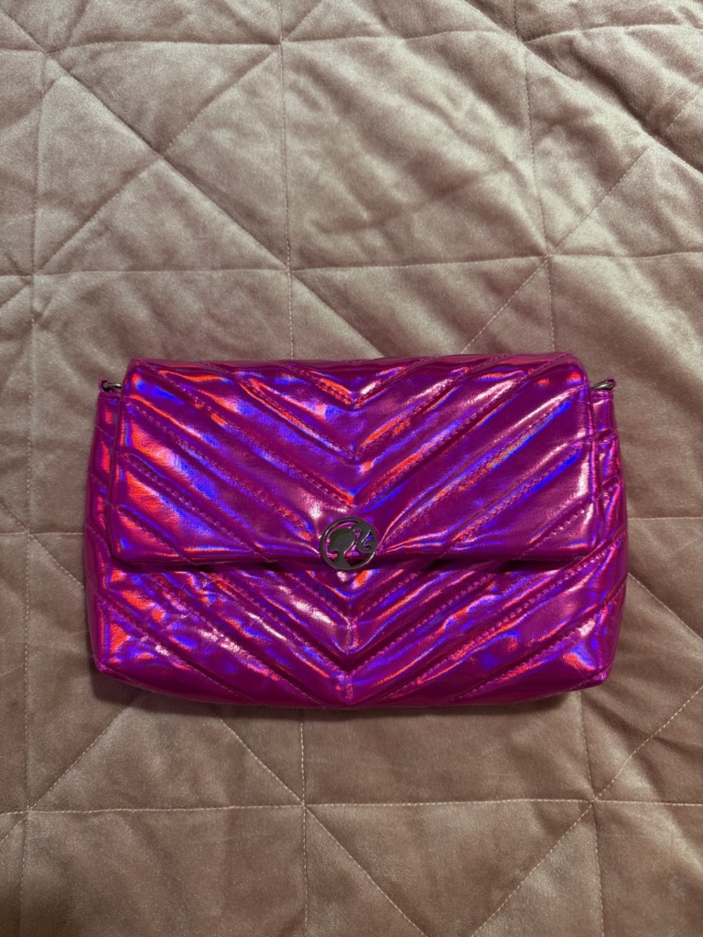 Barbie Pink Quilted Crossbody Bag - Picture 2 of 5